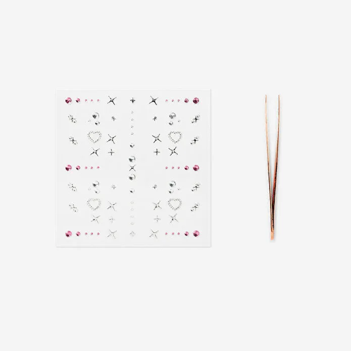 Flying Tiger Copenhagen Parlak Taşlı Tırnak Stickerı