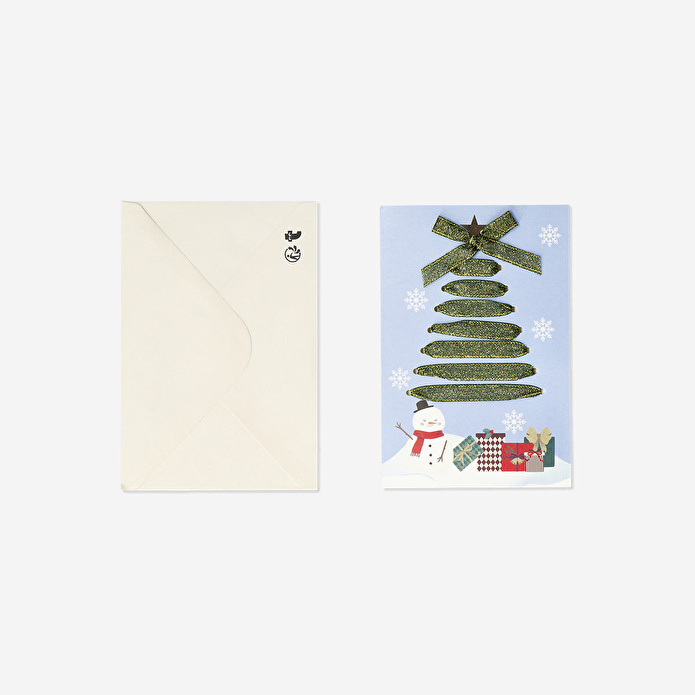 Flying Tiger Copenhagen Çam Ağacı Desenli Yılbaşı Tebrik Kartı