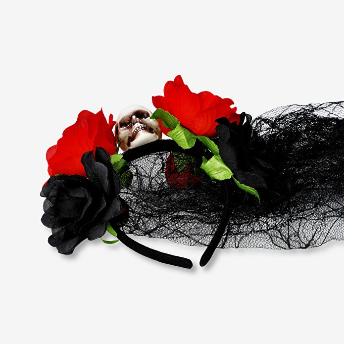 Flying Tiger Copenhagen Kafatası Detaylı Güllü Taç