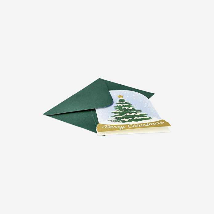 Flying Tiger Copenhagen Kar Küresi Desenli Yılbaşı Tebrik Kartı