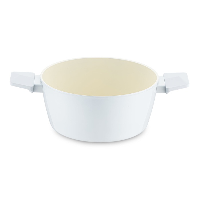 Jumbo Swiss Crystal Light Grey Derin Tencere 24 cm