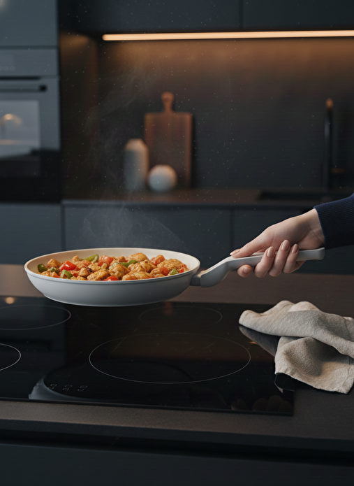 Jumbo Swiss Crystal Light Grey Tava 24 cm