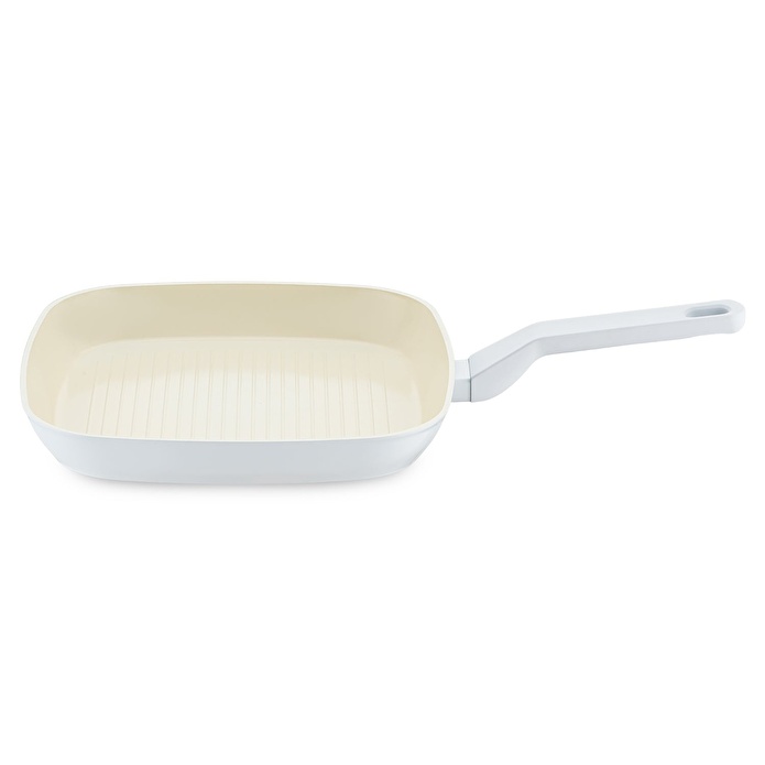 Jumbo Swiss Crystal Light Grey Grill Tava 28 cm