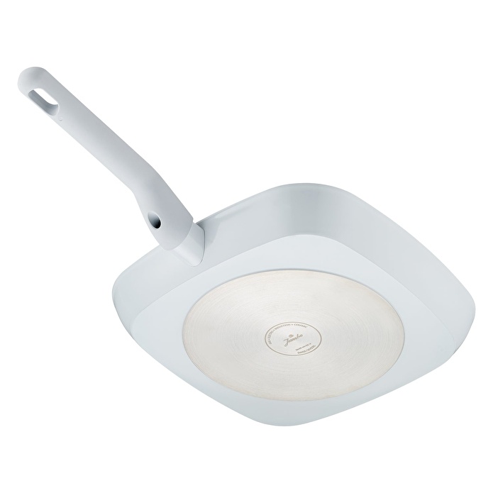 Jumbo Swiss Crystal Light Grey Grill Tava 28 cm
