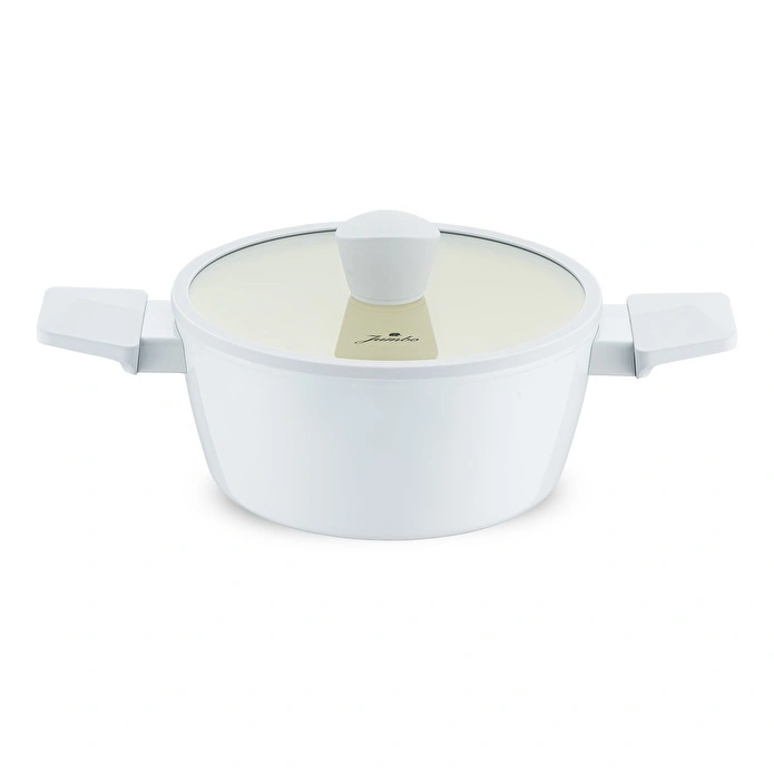 Jumbo Swiss Crystal Light Grey Derin Tencere 20 cm