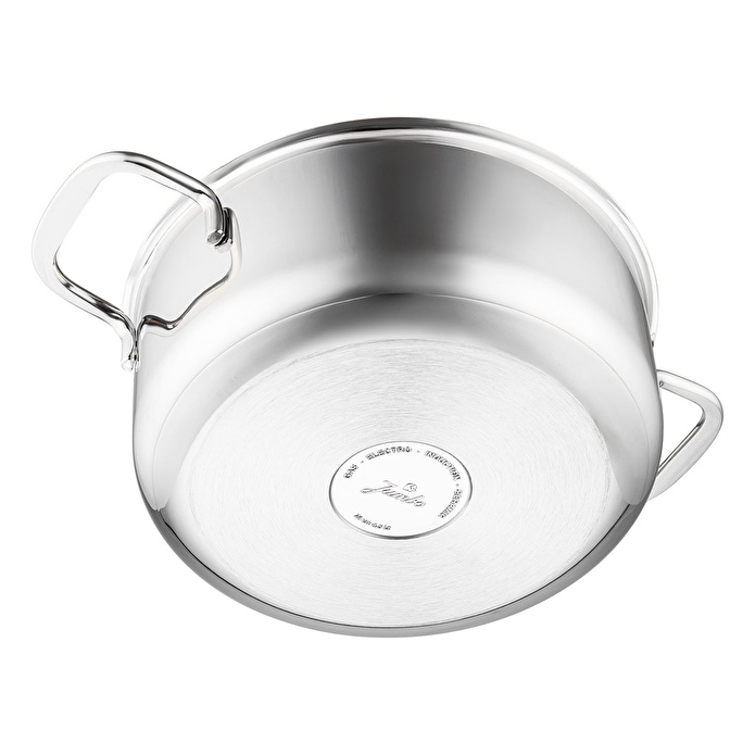 Jumbo Web New Lyon 7 Parça İndüksiyon Tabanlı Çelik Tencere Seti
