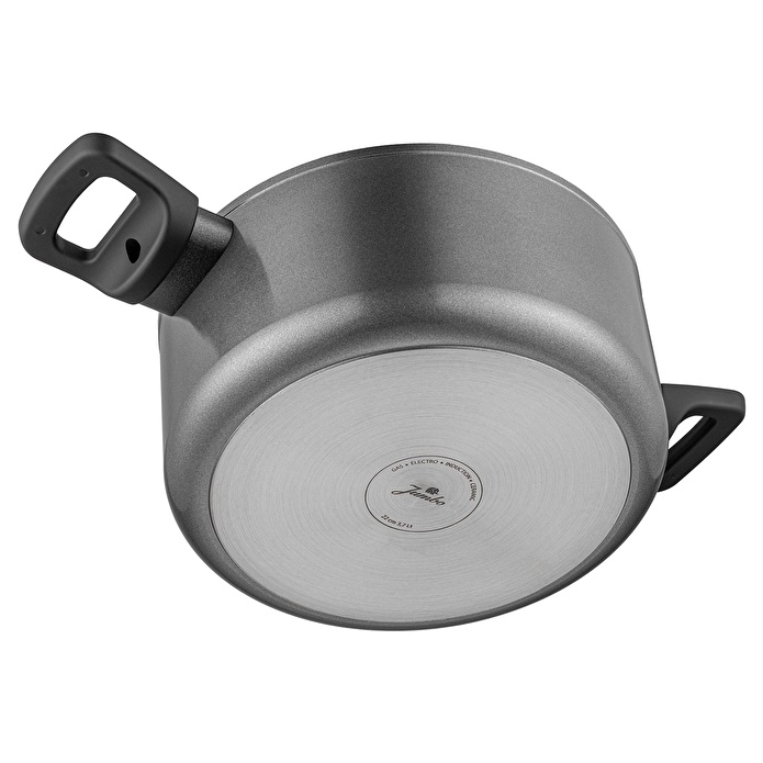 Jumbo Toledo Swiss Crystal Grey İndüksiyon Tabanlı Tencere Seti 7 Parça