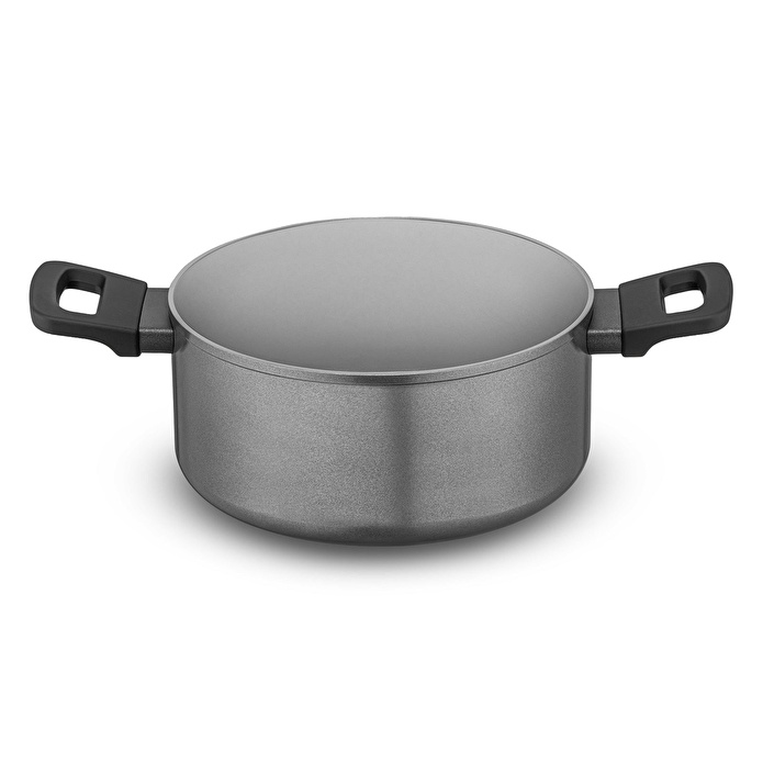 Jumbo Toledo Swiss Crystal Grey İndüksiyon Tabanlı Tencere Seti 7 Parça