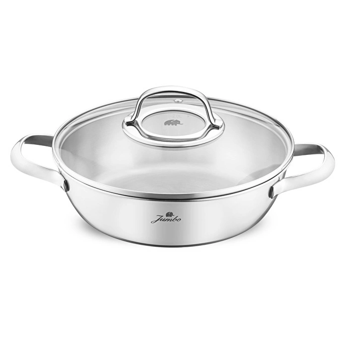 Jumbo Athena 3PLY 5 Parça İndüksiyon Tabanlı Çelik Tencere Seti