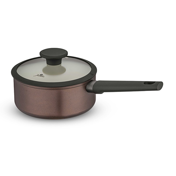 Jumbo Toledo Swiss Crystal Brown İndüksiyon Tabanlı Tencere Seti 7 Parça