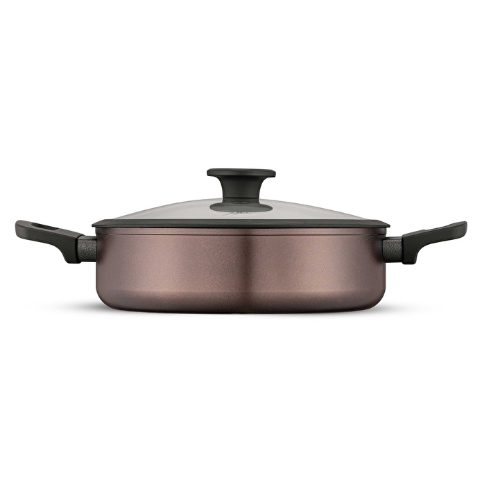 Jumbo Toledo Swiss Crystal Brown İndüksiyon Tabanlı Tencere Seti 7 Parça