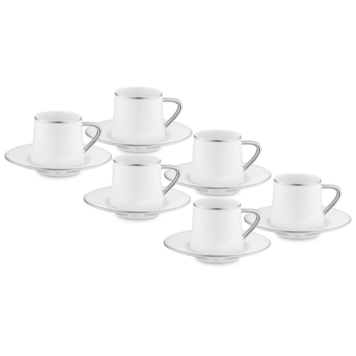 Jumbo Valetta Platin 6 Kişilik Fincan Takımı