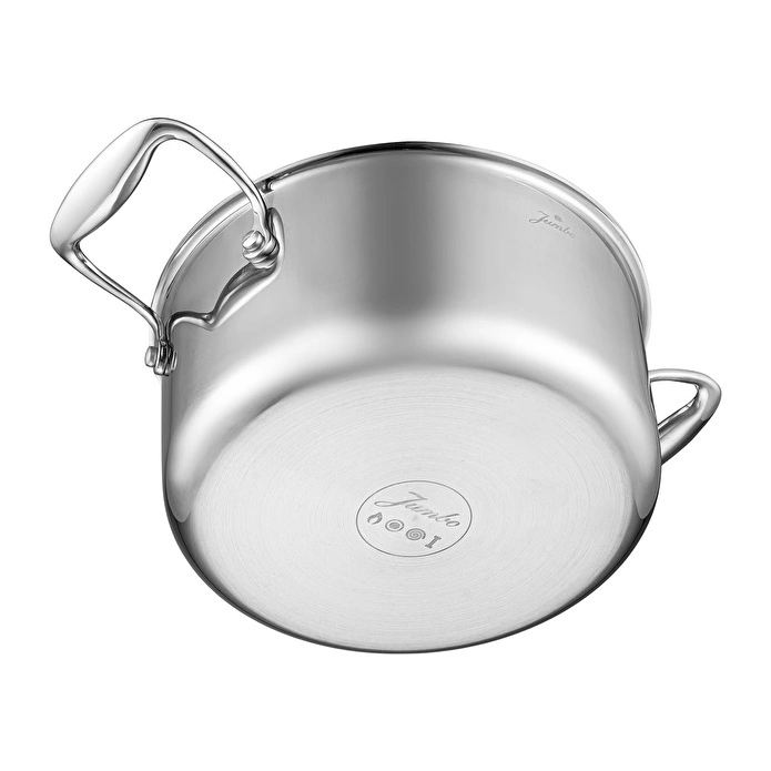 Jumbo Storey 3PLY 8 Parça İndüksiyon Tabanlı Çelik Tencere Seti