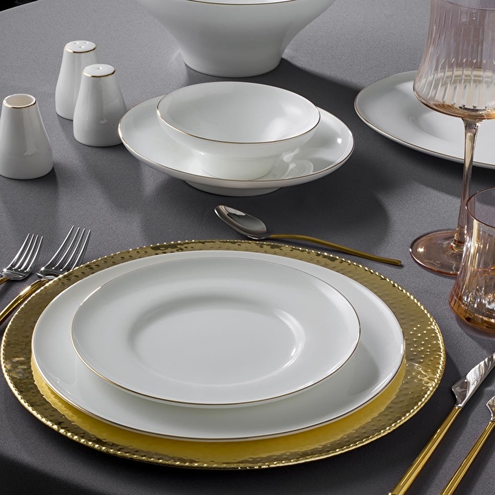 Jumbo Laurel Gold 55 Parça 12 Kişilik Yemek Takımı