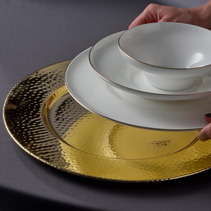 Jumbo Laurel Gold 55 Parça 12 Kişilik Yemek Takımı