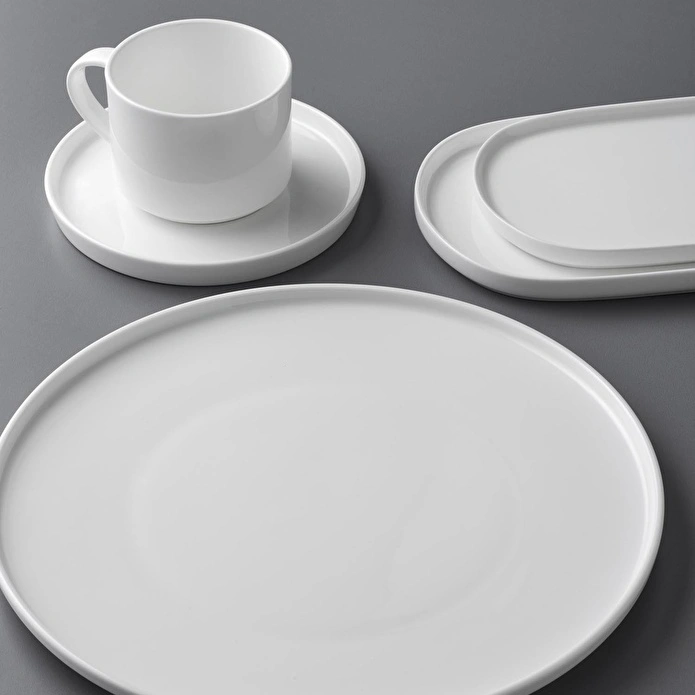 Jumbo Verdance 26 Parça 6 Kişilik Kahvaltı Takımı Beyaz