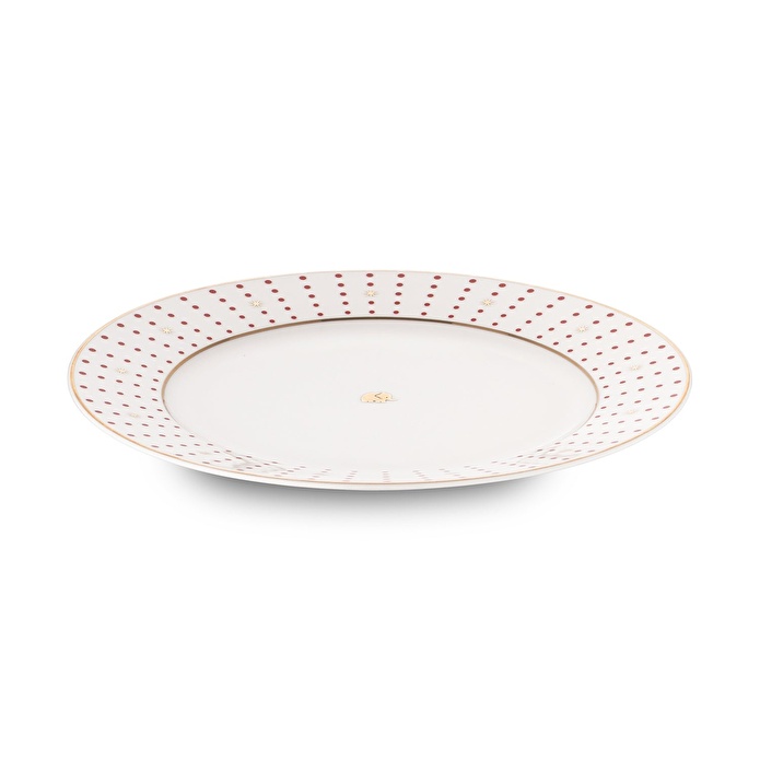 Jumbo Navy 24 Parça 6 Kişilik Yemek Takımı Kırmızı