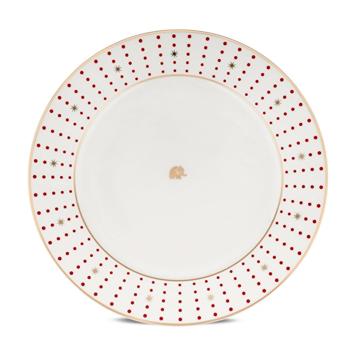 Jumbo Navy 24 Parça 6 Kişilik Yemek Takımı Kırmızı