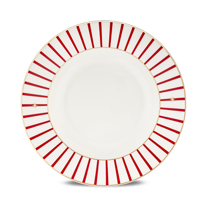 Jumbo Navy 24 Parça 6 Kişilik Yemek Takımı Kırmızı