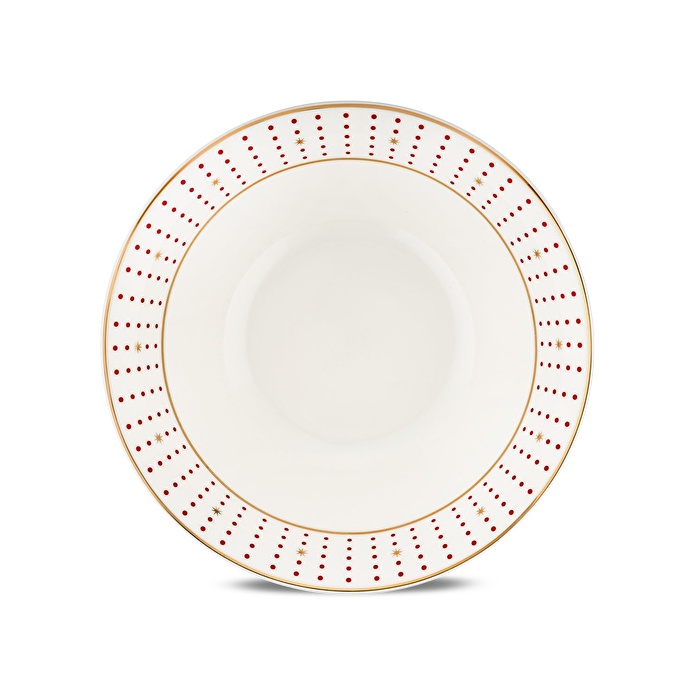 Jumbo Navy 24 Parça 6 Kişilik Yemek Takımı Kırmızı