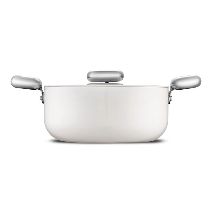 Jumbo Creamstone Swiss Crystal Cream 7 Parça Tencere Seti