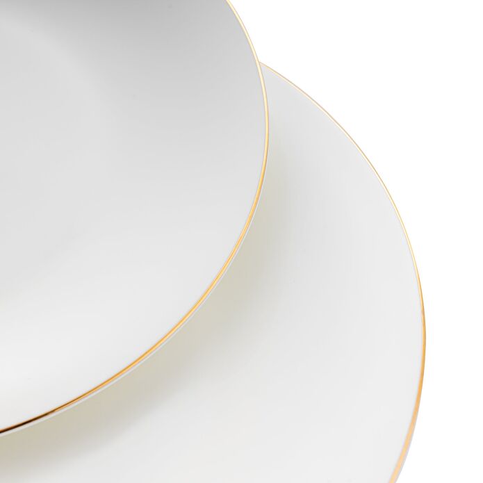 Jumbo Merlem 55 Parça 12 Kişilik Yemek Takımı Gold