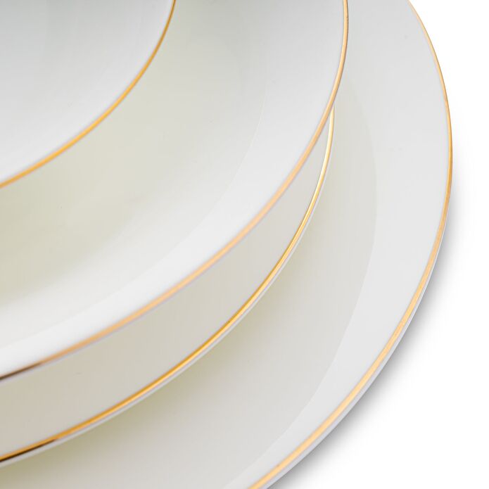 Jumbo Merlem 55 Parça 12 Kişilik Yemek Takımı Gold