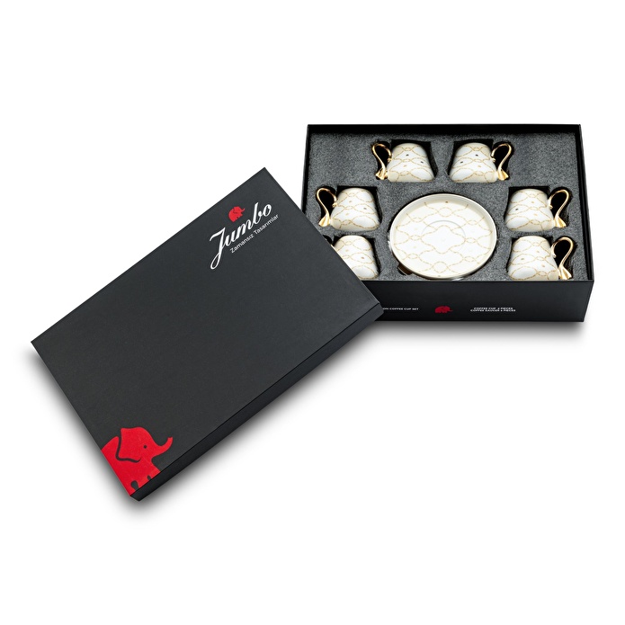 Jumbo Lumi 1947 6 Kişilik Kahve Fincan Takımı