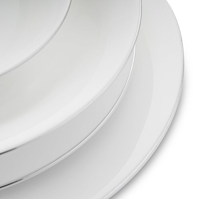 Jumbo Merlem 55 Parça 12 Kişilik Yemek Takımı Platin