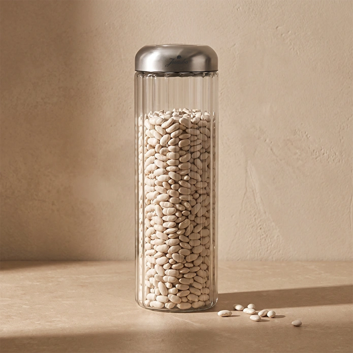 Jumbo New Glass Saklama Kabı 1850 ML