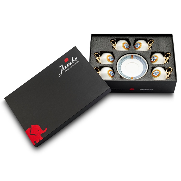 Jumbo Tide 6 Kişilik Kahve Fincan Takımı
