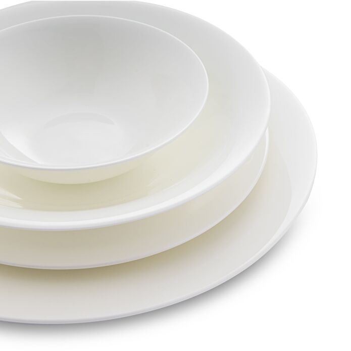 Jumbo Merlem 55 Parça 12 Kişilik Yemek Takımı Beyaz