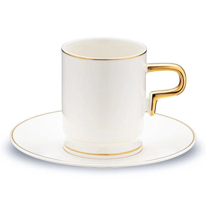 Jumbo Merse 6 Kişilik Kahve Fincan Takımı Gold