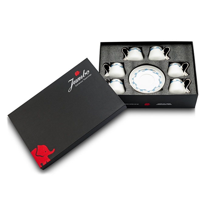 Jumbo Goccia 6 Kişilik Kahve Fincan Takımı