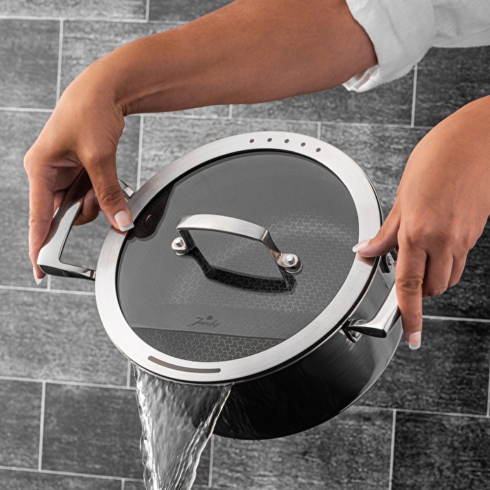 Jumbo Breda 3PLY 7 Parça Çelik Tencere Seti