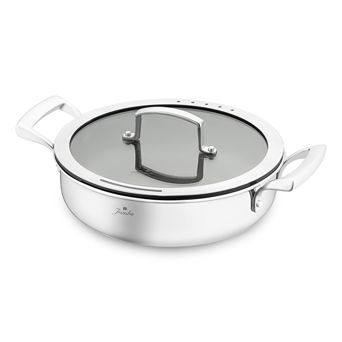 Jumbo Breda 3PLY 7 Parça Çelik Tencere Seti