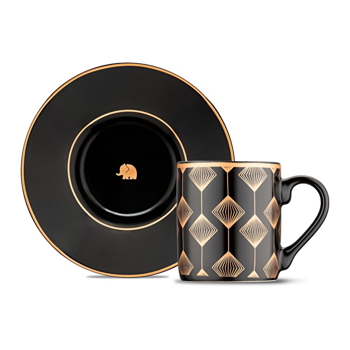 Jumbo Ashen 6 Kişilik Kahve Fincan Takımı