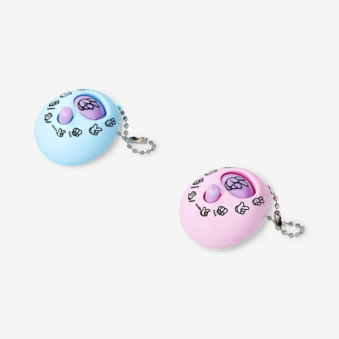 Flying Tiger Copenhagen Dijital Taş, Kağıt, Makas Oyunlu 2'li Anahtarlık