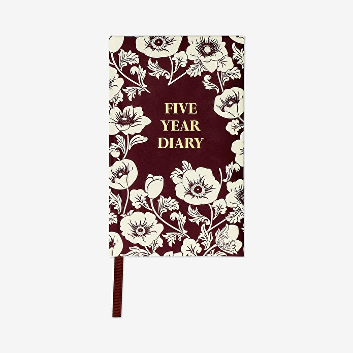 Flying Tiger Copenhagen Bordo 5 Yıllık Günlük