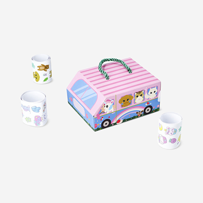 Flying Tiger Copenhagen Hayvan Desenli Sticker Rulosu