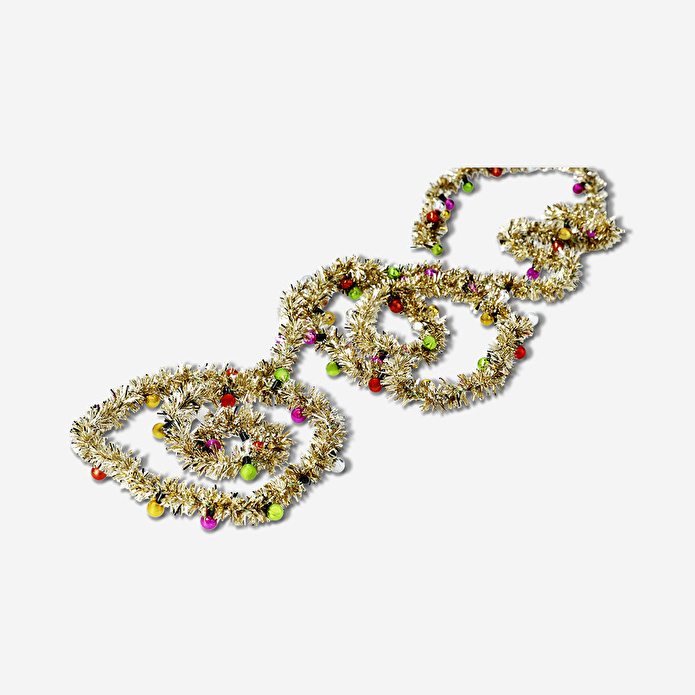 Flying Tiger Copenhagen Yılbaşı Işığı Detaylı Altın Dekoratif Süs