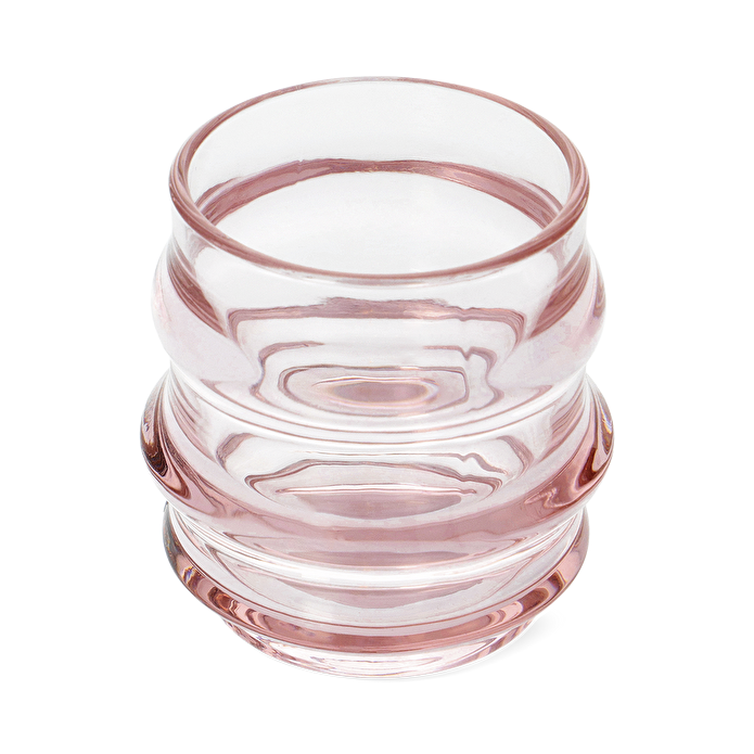 Flying Tiger Copenhagen Pembe Katmanlı Cam Bardak