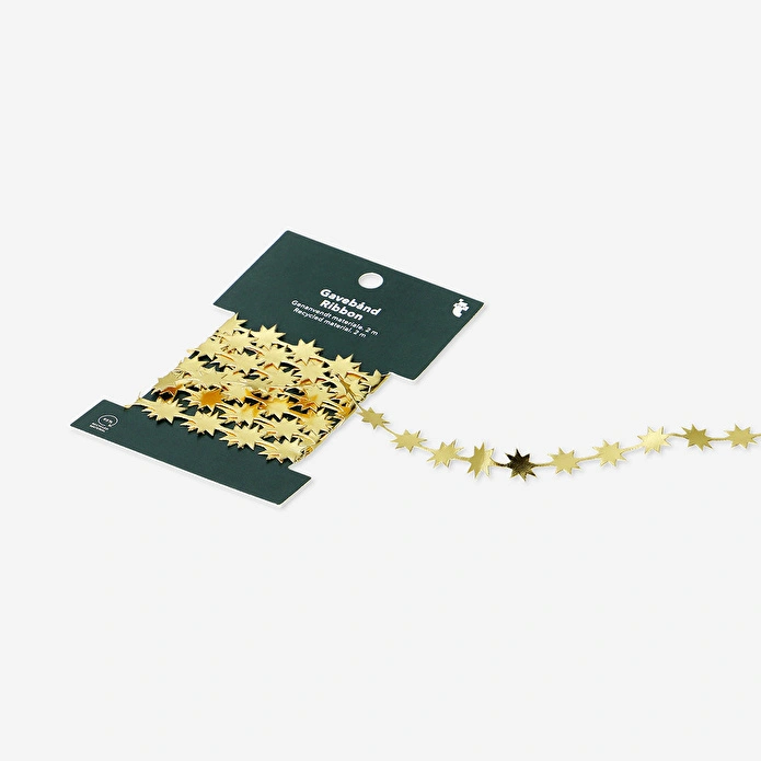 Flying Tiger Copenhagen Altın Yıldız Detaylı Kurdele