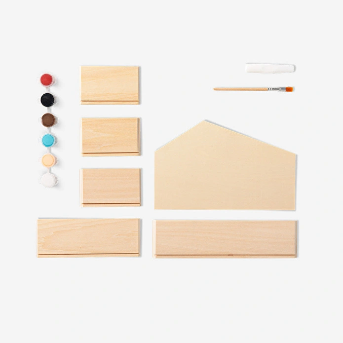 Flying Tiger Copenhagen Kendin Yap Ahşap Yılbaşı Dekorasyonu