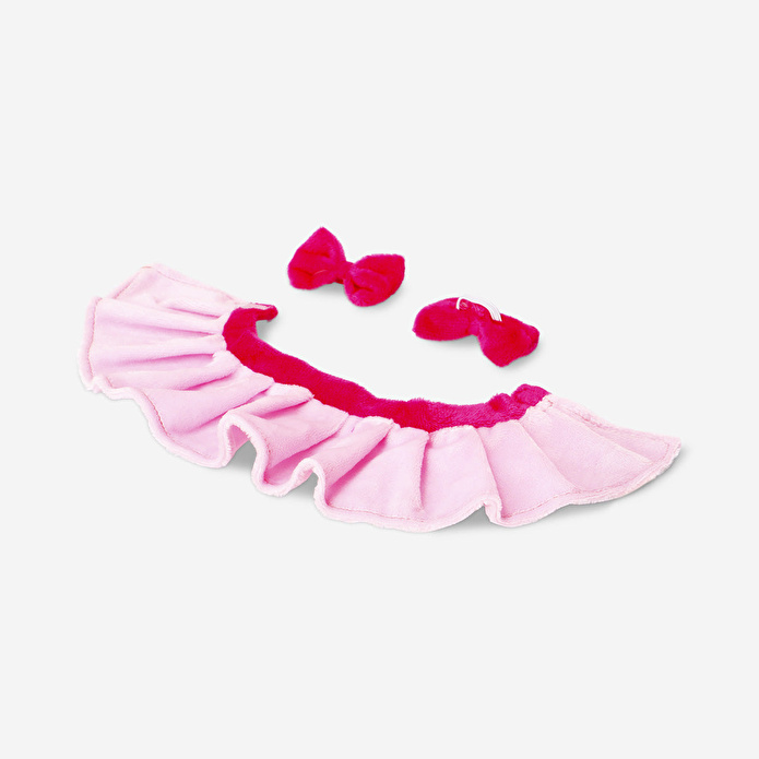 Flying Tiger Copenhagen Peluş Oyuncaklar İçin Pembe Etek ve Toka Seti