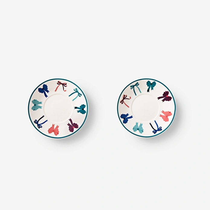 Flying Tiger Copenhagen Kurdele Desenli 2'li Espresso Fincanı Seti