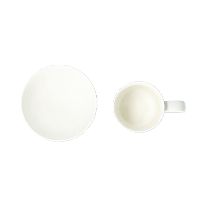 Flying Tiger Copenhagen Fiyonk Desenli Beyaz Kupa Seti