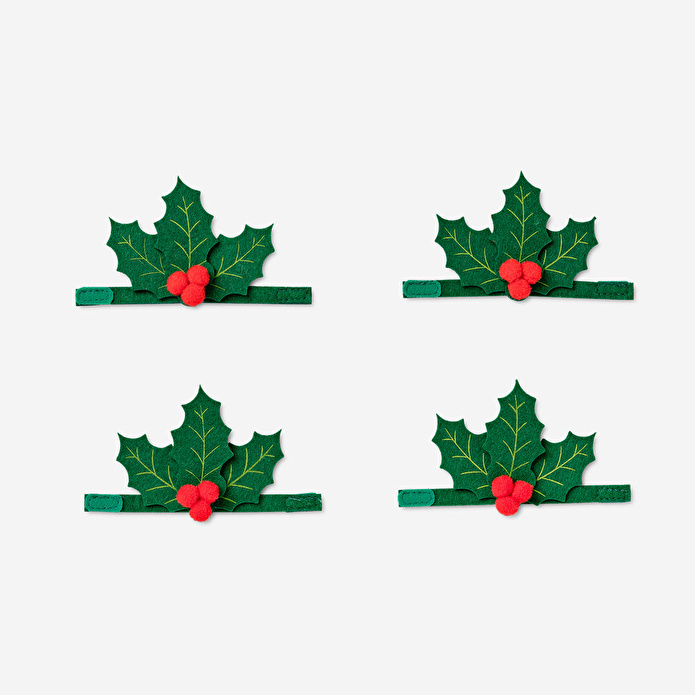 Flying Tiger Copenhagen 4'lü Yılbaşı Peçete Halkası Seti