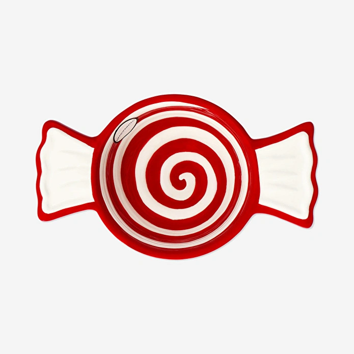 Flying Tiger Copenhagen Kırmızı Beyaz Küçük Şeker Şekilli Kase