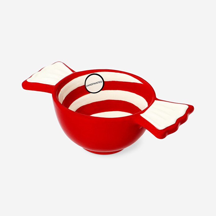 Flying Tiger Copenhagen Kırmızı Beyaz Küçük Şeker Şekilli Kase